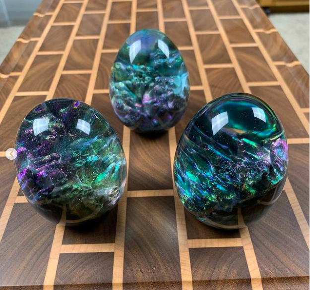 Dragon Eggs by sasaki_woodworks