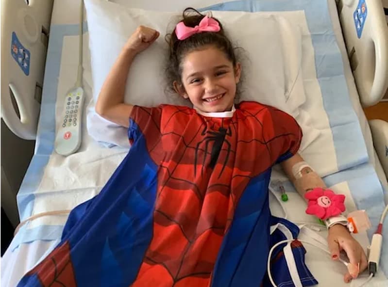 Girl with Bow in Gown